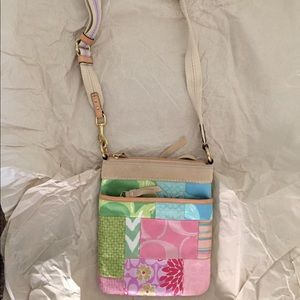 NEW Coach Spring Hamptons Patchwork Crossbody